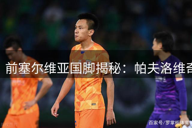 前塞尔维亚国脚揭秘：帕夫洛维奇为何被比作"新贝肯鲍尔